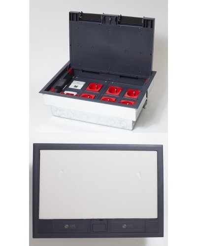 Люк на 8 постов (45х45), металл/пластик, с металлической коробкой, IP40 (300009). Люк. SPL в Абакане