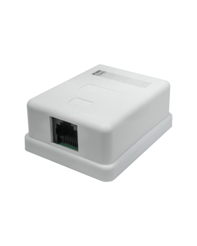 Розетка настенная RJ-45, 8P8C, Cat.5e, 1 порт UTP (10-0307): Компьютерная розетка в Абакане