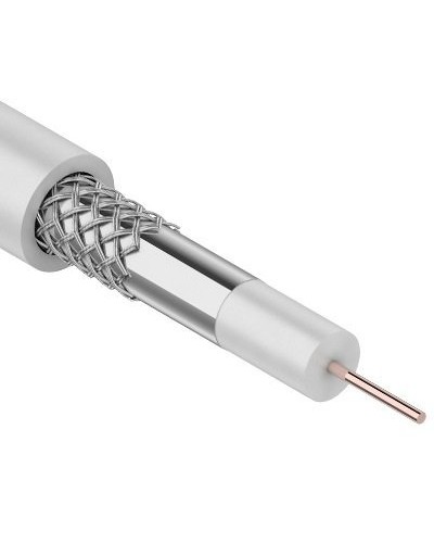 RG-6, CCS 1,00(15%) Al 32х0,12 In PVC. Кабель коаксиальный омедненный. SUPRLAN в Абакане