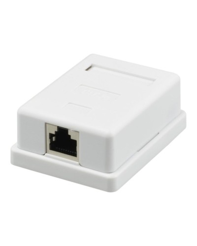 Розетка настенная RJ-45, 8P8C, Cat.5e, 1 порт FTP (10-0354). Компьютерная розетка. SUPRLAN в Абакане