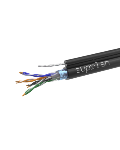FTP Cat.5e 4x2xAWG24 Cu PE Outdoor T-FG8 (трос) Standard (01-1026-1). Кабель «витая пара» (LAN) для структурированных систем связи. SUPRLAN в Абакане