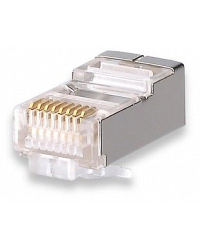 Коннекторы 8P8C FTP Cat.5e 3U (RJ-45) (100шт) (10-0201). Разъем RJ-45. SUPRLAN в Абакане