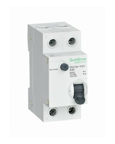 City9 Set 1P+N С 25А 4.5kA 30мА A 230В (C9D55625). Автоматический выключатель дифференциального тока. Systeme Electric в Абакане