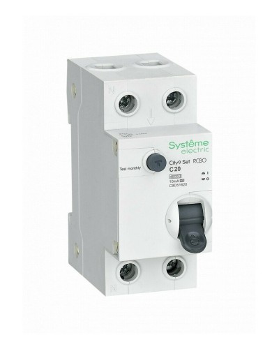 City9 Set 1P+N С 20А 4.5kA 10мА A 230В (C9D51620). Автоматический выключатель дифференциального тока. Systeme Electric в Абакане