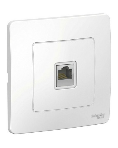 BLANCA розетка RJ45 1-местная, кат. 5Е, скрытой установки, белый (BLNIS045001). Розетка компьютерная. Systeme Electric в Абакане