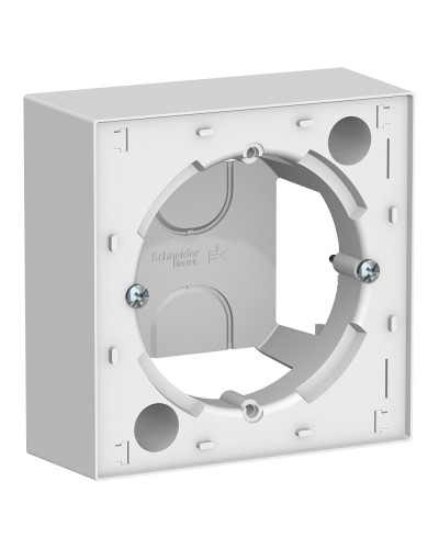 AtlasDesign коробка для наружного монтажа, белая (ATN000100). Коробка для наружного монтажа. Systeme Electric в Абакане