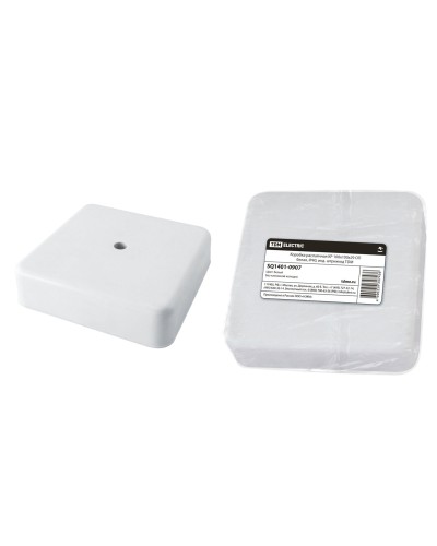 Коробка КР 100х100х29 ОП белая, IP40 (SQ1401-0907). Распаячная коробка. TDM ЕLECTRIC в Абакане