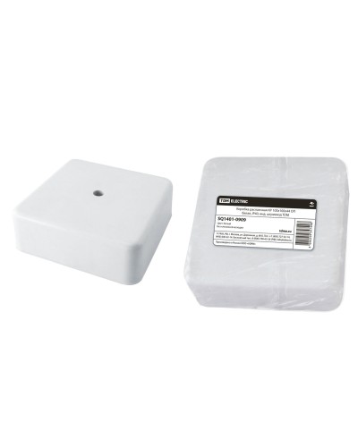Коробка КР 100х100х44 ОП белая, IP40 (SQ1401-0909). Распаячная коробка. TDM ЕLECTRIC в Абакане