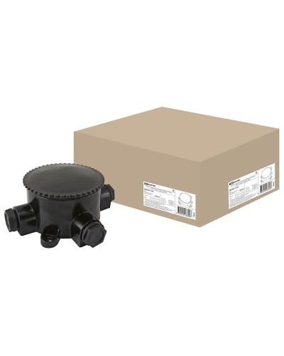 КЭМ 2-660-3 ОП D95мм IP65, 3-х рожковая (карболит) TDM (SQ1401-1101). Коробка электромонтажная. TDM ЕLECTRIC в Абакане