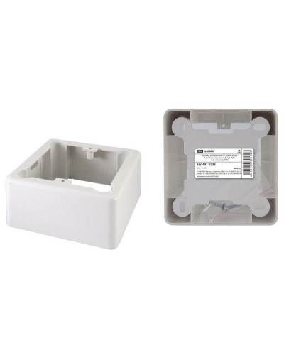 Коробка установочная ОП 85х85х42мм, 1-местная, подъемная, белая, IP20 TDM (SQ1401-0232). Коробка установочная ОП. TDM ЕLECTRIC в Абакане