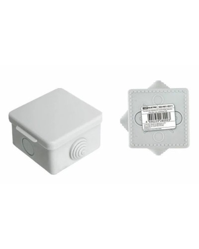 Коробка ОП 65х65х50мм, крышка,  IP54, 4вх. (SQ1401-0111). Распаячная коробка. TDM ЕLECTRIC в Абакане