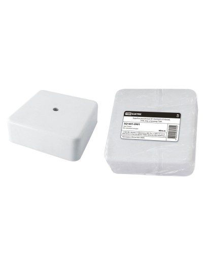 Коробка КР 50х50х20 ОП белая, IP40 (SQ1401-0901). Распаячная коробка. TDM ЕLECTRIC в Абакане