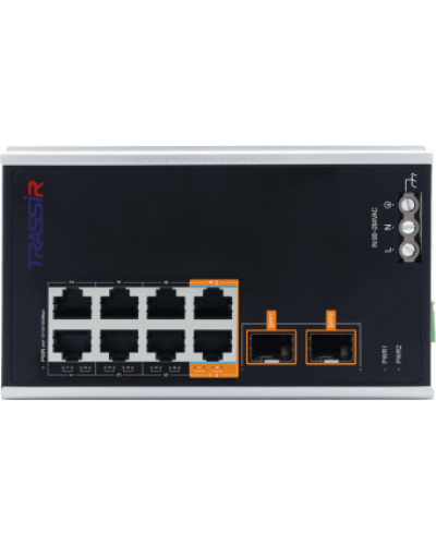 TR-NS15102S-130-8POE. Коммутатор с PoE. Trassir в Абакане