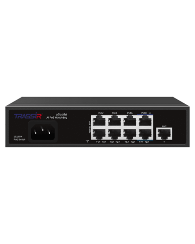 TR-NS1109-120-8PoE. Коммутатор с PoE. Trassir в Абакане