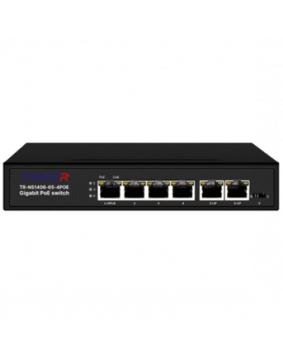 TR-NS1406-65-4POE. Коммутатор с PoE. Trassir в Абакане