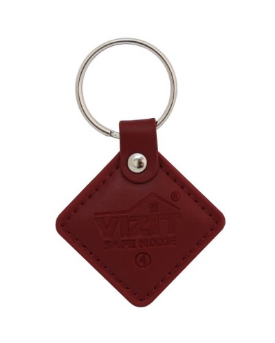 VIZIT-RF2.2 (Red). Брелок proximity кожаный. VIZIT в Абакане