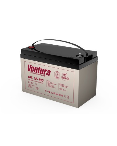 Ventura GPL 12-100. Аккумулятор герметичный свинцово-кислотный. Ventura в Абакане