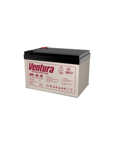 Ventura GPL 12-15. Аккумулятор герметичный свинцово-кислотный. Ventura в Абакане