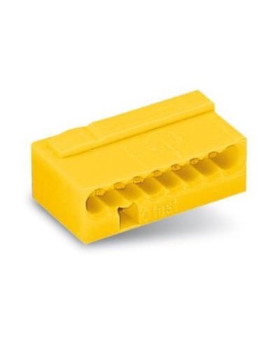 WAGO 243-508 Клемма MICRO 8-проводная желтая. Клемма для распределительных коробок. WAGO в Абакане