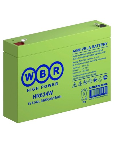 WBR HR634W. Аккумулятор герметичный свинцово-кислотный. WBR в Абакане