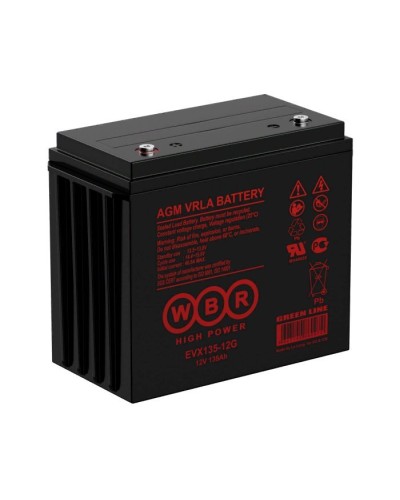 WBR EVX135-12G. Аккумулятор герметичный свинцово-кислотный. WBR в Абакане