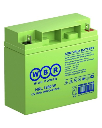 WBR HRL1280W. Аккумулятор герметичный свинцово-кислотный. WBR в Абакане