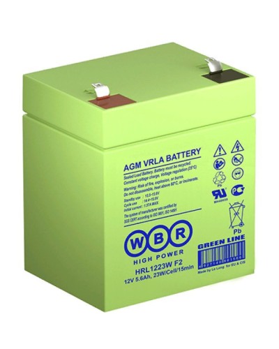 WBR HRL1223W F2. Аккумулятор герметичный свинцово-кислотный. WBR в Абакане