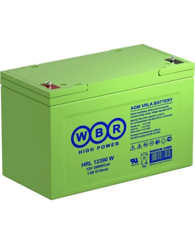 WBR HRL12390W. Аккумулятор герметичный свинцово-кислотный. WBR в Абакане
