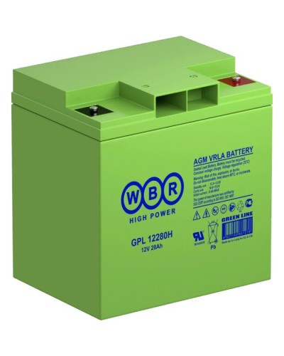 WBR GPL12280H. Аккумулятор герметичный свинцово-кислотный. WBR в Абакане