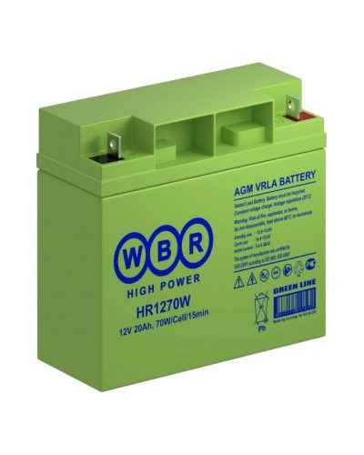 WBR HR1270W. Аккумулятор герметичный свинцово-кислотный. WBR в Абакане