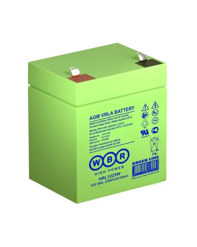 WBR HRL1225W. Аккумулятор герметичный свинцово-кислотный. WBR в Абакане