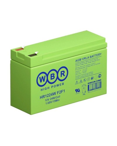 WBR HR1224W F2F1. Аккумулятор герметичный свинцово-кислотный. WBR в Абакане