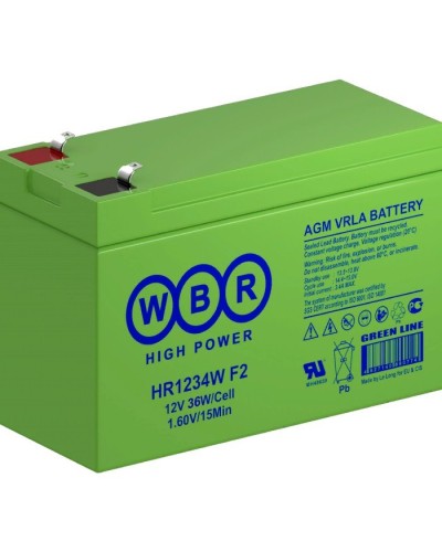 WBR HR1234W F2. Аккумулятор герметичный свинцово-кислотный. WBR в Абакане