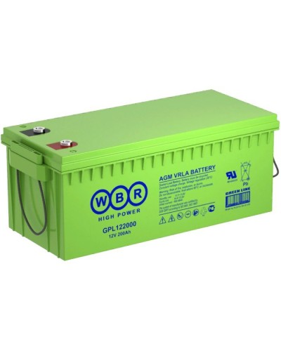 WBR GPL122000. Аккумулятор герметичный свинцово-кислотный. WBR в Абакане