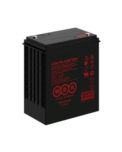 WBR EVX330-6G. Аккумулятор герметичный свинцово-кислотный. WBR в Абакане