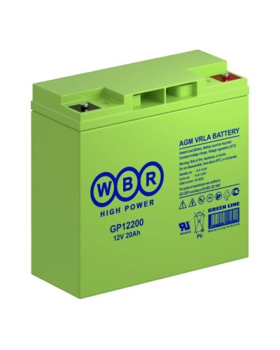 WBR GP12200. Аккумулятор герметичный свинцово-кислотный. WBR в Абакане