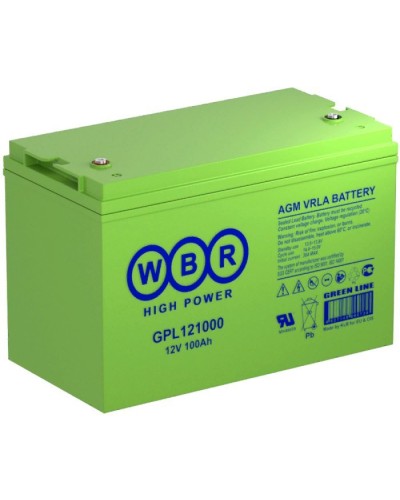 WBR GPL121000A. Аккумулятор герметичный свинцово-кислотный. WBR в Абакане