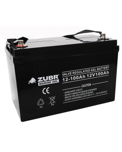 ZUBR MARINE GEL NPG 12-100 (12V, 100Ah). Аккумулятор герметичный свинцово-кислотный. ZUBR в Абакане
