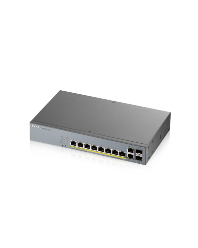 GS1350-12HP-EU0101F. Коммутатор сетевой PoE управляемый L2. ZYXEL в Абакане