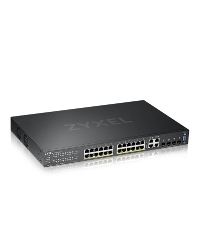 GS2220-28HP-EU0101F. Гибридный L2 коммутатор PoE+. ZYXEL в Абакане