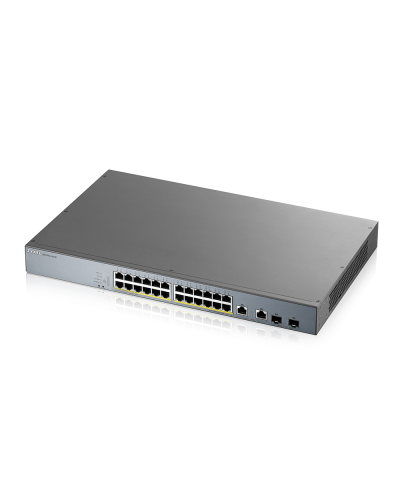 GS1350-26HP-EU0101F. L2 коммутатор PoE+ для IP-видеокамер rack 19. ZYXEL в Абакане