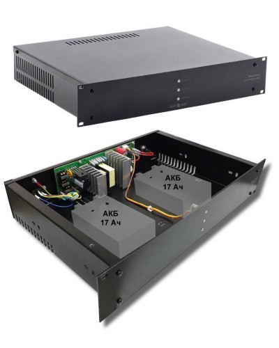 СКАТ-1200И7 RACK (СКАТ ИБП-12/5-2x17-RACK) (2142). Источник вторичного электропитания резервированный. Бастион в Абакане