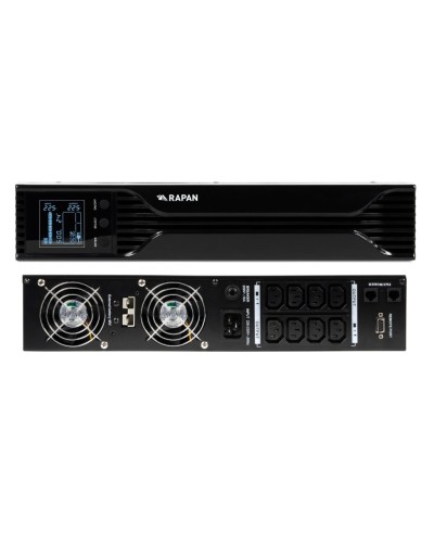 RAPAN-UPS 3000 RACK+4х9Ah (RAPAN-UPS 3000-RACK-IN-4х9-E) (8960). Бесперебойный источник питания. Бастион в Абакане