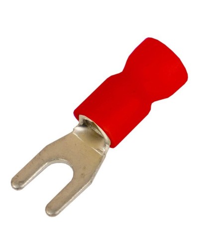 Наконечник вилочный НВИ 0,25-1,5 М5 (D5,3мм) (100 шт) (2A15P-EE-PVC). Наконечник вилочный с изолированным фланцем ПВХ. ДКС в Абакане