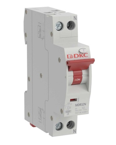 YON max MDR, 1P+N, 10mA, 25A, 6kA, А (MDR32N-1N1C25-A). Компактный автоматический выключатель дифференциального тока. ДКС в Абакане