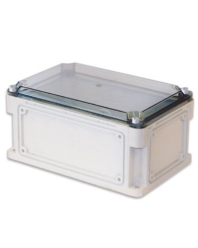 Корпус RAM box 300х150х146, высота крышки 21 мм, IP67 (531211). Корпус с фланцами и прозрачной крышкой, без монтажной платы. ДКС в Абакане