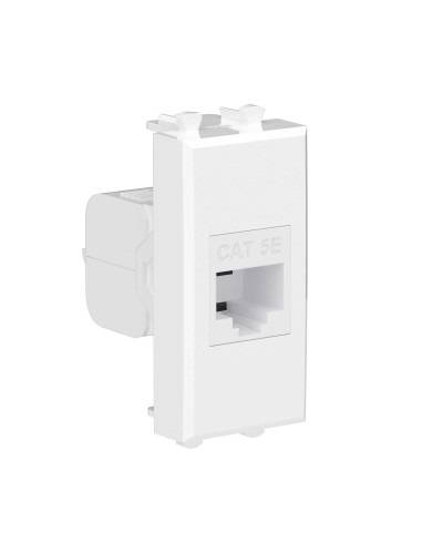 Розетка RJ-45 Avanti 1 модуль белое облако (4400661): Розетка компьютерная, без шторки модульная, кат.5е в Абакане