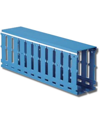 Короб перфорированный, синий RL12 25x80 (01137RL): Короб перфорированный в Абакане