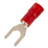 Наконечник вилочный НВИ 0,25-1,5 М6 (D6,4мм) (100 шт) (2A16P-EE-PA). Наконечник вилочный с изолированным фланцем ПА. ДКС