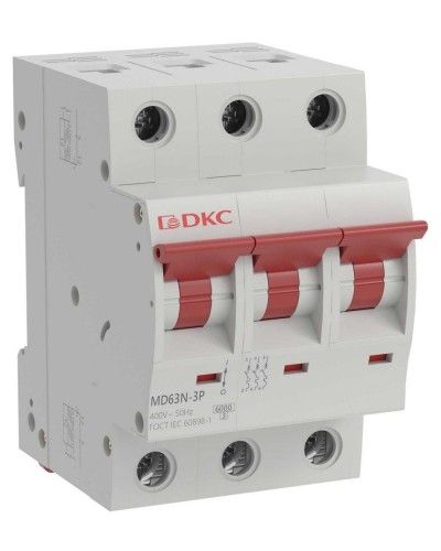YON max MD63N 3P 32А 6кА C (MD63N-3PC32). Автоматический выключатель. ДКС в Абакане